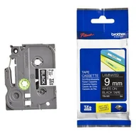 Taśmy do drukarek barwiące - Brother Taśma TZE-325 9mm x 8m czarna biały nadruk - miniaturka - grafika 1