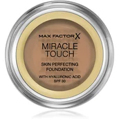 Podkłady do twarzy - Max Factor Miracle Touch Skin Perfecting SPF30 podkład 11,5 g dla kobiet 098 Toasted Almond - miniaturka - grafika 1