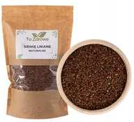 Ziarna i nasiona roślin strączkowych - SIEMIĘ LNIANE NATURALNE 500g brązowe ziarno jakość To Zdrowe - miniaturka - grafika 1