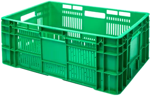 Skrzynka plastikowa na owoce i warzywa G-240 600x400x240 - Pojemniki i kosze gastronomiczne - miniaturka - grafika 1