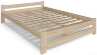 Łóżka - Drewniane Łóżko W Stylu Skandynawskim 120X200 G9-F51 - miniaturka - grafika 1