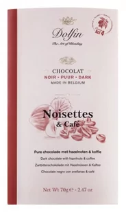 Czekolada Dolfin Noir Noisette & Cafe 70 g - Czekolada - miniaturka - grafika 1