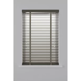 Trendiy Decosol Żaluzje drewniane, 50 mm, 80x130  cm, taupe - Żaluzje - miniaturka - grafika 1