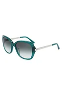 Okulary przeciwsłoneczne - Calvin Klein Damskie okulary przeciwsłoneczne, Milky Bistro Green, jeden rozmiar - miniaturka - grafika 1