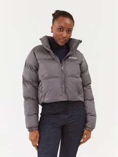 Columbia Kurtka zimowa Puffect™ Cropped Jacket Szary Regular Fit - Kurtki damskie - miniaturka - grafika 1