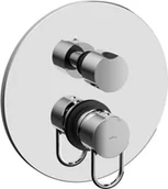 Baterie wannowe i prysznicowe - Paffoni Rubinetterie Bateria podtynkowa 2-drożna z przełącznikiem mechanicznym - miniaturka - grafika 1