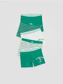 Skarpetki dla dzieci - Reserved - Bokserki Snoopy 5 pack - ciemnozielony - miniaturka - grafika 1