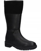 Botki damskie - KICKERS BOTKI DAMSKIE CZARNE SKÓRZANE 38 Ż1E - Kickers - miniaturka - grafika 1