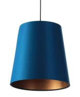 Lampy stojące - Granatowo-miedziana lampa wisząca glamour - S402 Soriano - miniaturka - grafika 1