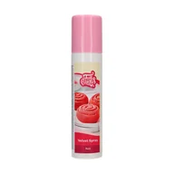 Dodatki do ciast w proszku - Zamsz w sprayu FunCakes Velvet Spray Red 100ml - CZERWONY - miniaturka - grafika 1