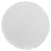 Obrusy i serwetki - Podkładka pod talerz z frędzlami FALBALA, Ø 38 cm - miniaturka - grafika 1