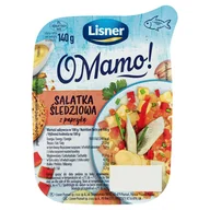 Szybkie dania obiadowe - O Mamo! Sałatka śledziowa z papryką 140 g Lisner - miniaturka - grafika 1