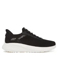 Sneakersy męskie - Sneakersy Skechers Bobs Squad Chaos-Tough Walk 118303/BLK Czarny - miniaturka - grafika 1