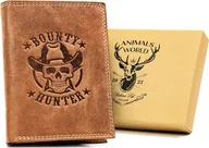 Portfele - Always Wild Duży, Pionowy Portfel Męski Ze Skóry Naturalnej - miniaturka - grafika 1