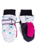 Rękawiczki dla dzieci - Rękawiczki Narciarskie Dziewczęce Jednopalczaste Jednorożce 10 Cm - miniaturka - grafika 1