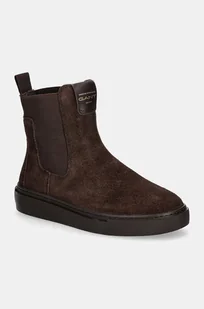 Gant sztyblety zamszowe Julice damskie kolor brązowy na płaskim obcasie 29553660 G46 - Botki damskie - miniaturka - grafika 1