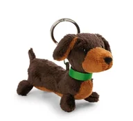Plecaki - NICI 61896 breloczek jamnik, wierny towarzysz do plecaka lub torby, zawieszka do kluczy dla małych i dużych, 10 cm, brązowy - miniaturka - grafika 1