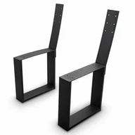 Ławki ogrodowe - Nowoczesne Nogi Metalowe Płozy Do Ławki 40X40cm Solidne Trwałe - miniaturka - grafika 1