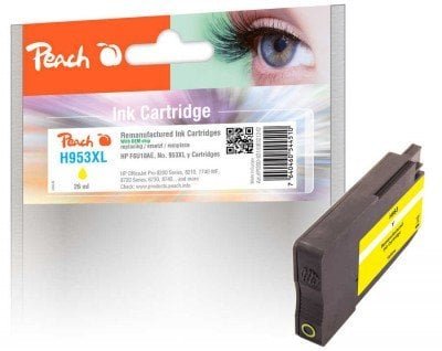 Peach Patrone HP Nr.953XL yellow mit OEM Chip remanufactured