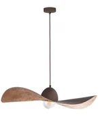 Lampy sufitowe - Sigma Kapello D76 lampa wisząca 1-punktowa brązowa/miedziana 32351 - miniaturka - grafika 1