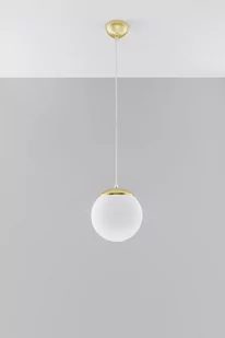 Sollux Lighting Lampa wisząca UGO 20 złota - Lampy sufitowe - miniaturka - grafika 1