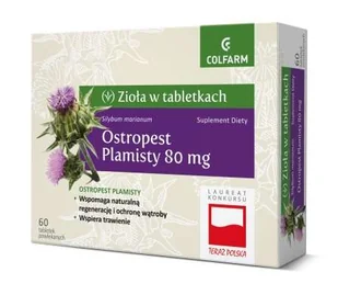 Colfarm Ostropest plamisty 800mg 60 szt. - Suplementy naturalne Colfarm Ostropest plamisty 800mg 60 szt. - Suplementy naturalne - miniaturka - grafika 1