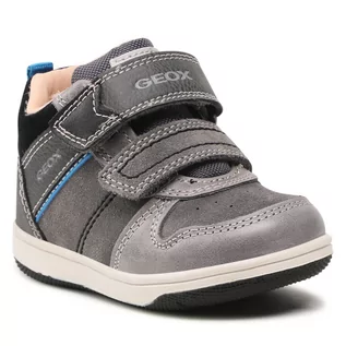 Botki męskie - Geox Trzewiki B New Flick B. A B161LA 022ME C0043 M Grey/Black - grafika 1