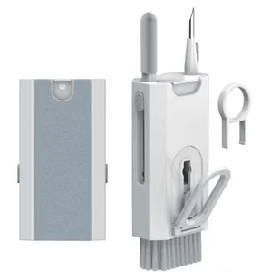 Czyścik wielofunkcyjny Zestaw do czyszczenia ekranu klawiatury słuchawek Alogy Cleaner Set 8w1 do telefonów tabletów laptopów komputerów Biały - Części i akcesoria do laptopów - miniaturka - grafika 10