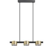 Lampy sufitowe - LED Żyrandol na lince MIRELLA 3xGX53/6W/230V złoty/czarny - miniaturka - grafika 1