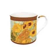 Filiżanki - Easy Life JD Diffusion 170 van1 walizka z van Gogh filiżanka ceramiczna wielokolorowy 13,8 x 13 x 10,2 cm 170VAN1 - miniaturka - grafika 1