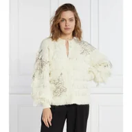 Swetry damskie - TWINSET Kardigan | Regular Fit | z dodatkiem wełny - miniaturka - grafika 1