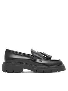 Gino Rossi Loafersy RUBBER-I22 23580AB Czarny - Półbuty damskie - miniaturka - grafika 1