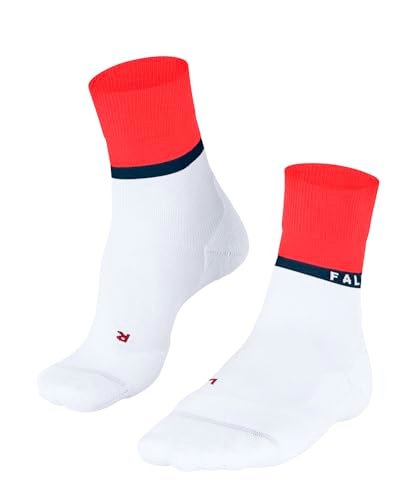 FALKE Mężczyźni Skarpety do biegania RU4 Endurance Compressiion M So bawełna materiał funkcyjny kompresyjne1 Para, Biały White 2008, 39-41