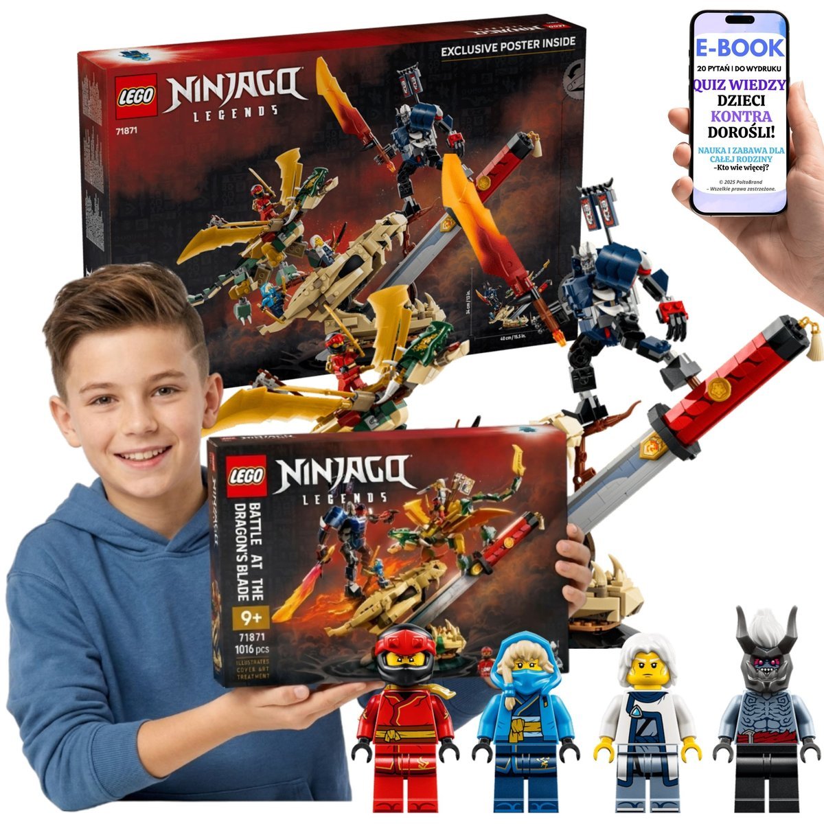 LEGO NINJAGO Smok kontra Mech Wojownika Oni (71871) + E-BOOK-2