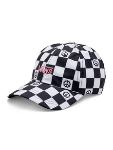 Vans Czapka z daszkiem Court Side Printe VN0A34GRY0J1 Czarny - Czapki damskie - miniaturka - grafika 1