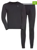 Kalesony - Odlo 2-częściowy zestaw bielizny funkcyjnej "Merino" w kolorze antracytowym - miniaturka - grafika 1
