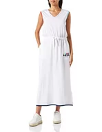 Sukienki - Love Moschino Damska sukienka o regularnym kroju bez rękawów, optical white, 38 - miniaturka - grafika 1