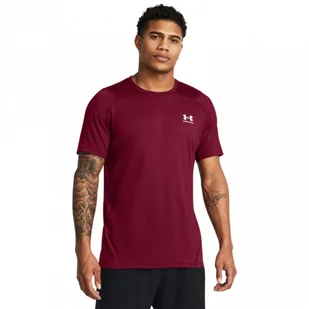 Męska koszulka treningowa Under Armour UA HG Armour Fitted SS - czerwona - UNDER ARMOUR - Koszulki sportowe męskie - miniaturka - grafika 1