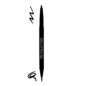 Akcesoria i kosmetyki do stylizacji brwi - Makeup Revolution Makeup Revolution Awesome Dual Brow Arch & Shape dwustronna kredka do brwi Darkest 1,05g - miniaturka - grafika 1
