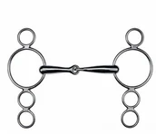 Akcesoria jeździeckie - Feeling Wędzidło Pessoa 4k wielokrążek 14 mm - - miniaturka - grafika 1