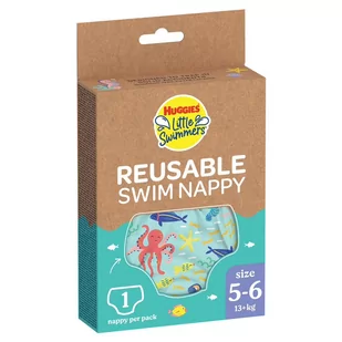 Pielucha do pływania wielorazowa HUGGIES Swim Nappy 5-6 (13+ kg) 1 szt - Pieluchy - miniaturka - grafika 1