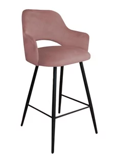 Hoker krzesło barowe Milano podstawa czarna MG58 - Taborety i hokery Hoker krzesło barowe Milano podstawa czarna MG58 - Taborety i hokery - miniaturka - grafika 1