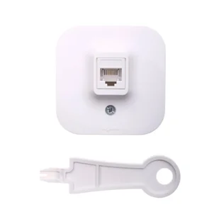 LEDart telefoniczne Legrand Forix RJ11 natynkowe białe IP20 - Gniazdka elektryczne - miniaturka - grafika 2
