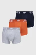 Majtki męskie - Lacoste bokserki 3-pack męskie kolor szary - miniaturka - grafika 1