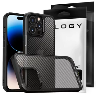 Etui ochronne na telefon Alogy Techsuit CarbonFuse obudowa do Apple iPhone 14 Pro Max Black - Etui i futerały do telefonów - miniaturka - grafika 1