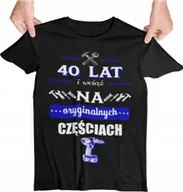 Koszulki męskie - KOSZULKA TSHIRT 30 40 50 60 70 URODZINY PREZENT M - miniaturka - grafika 1