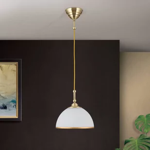 Żyrandol Old Lamp z kablem z tkaniny, 1-punktowy - Lampy sufitowe - miniaturka - grafika 2