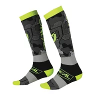 Skarpetki kolarskie - Skarpety rowerowe narciarskie unisex O'Neal Camo V.22 gray/neon yellow - miniaturka - grafika 1