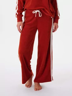 Spodnie sportowe damskie - Rip Curl Spodnie dresowe w kolorze czerwonym - grafika 1