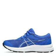Buty dla chłopców - ASICS Contend 8 Gs sneakersy chłopięce, Illusion Blue Pure Silver, 35 EU - miniaturka - grafika 1